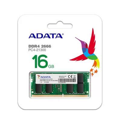 رم لپ تاپ ای دیتا ظرفیت 16 گیگابایت مدل ADATA 16GB DDR4 2666Mhz