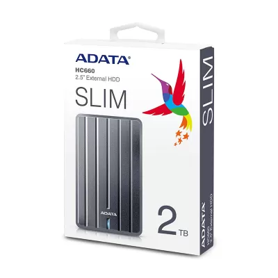 هارد‌ دیسک اکسترنال ای دیتا ظرفیت 1 ترابایت مدل ADATA HC660 1TB