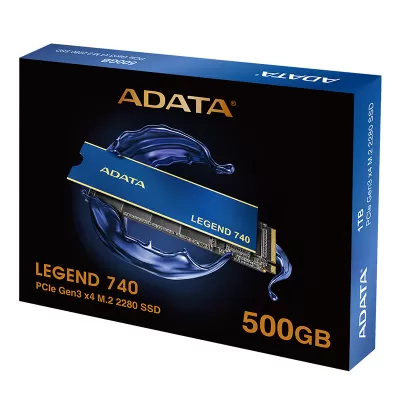 حافظه ای دیتا ظرفیت 500 گیگابایت مدل ADATA LEGEND 740 M.2 2280 500GB NVMe