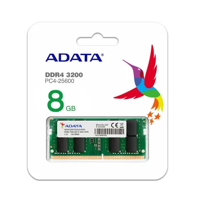 رم لپ تاپ ای دیتا ظرفیت 8 گیگابایت مدل ADATA 8GB DDR4 3200Mhz