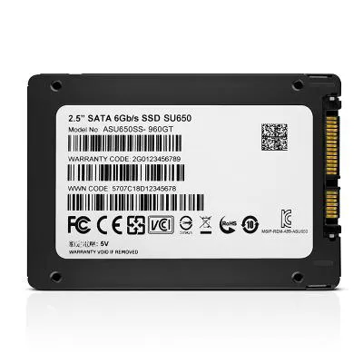 هارد‌ دیسک SSD اینترنال ای دیتا ظرفیت 120 گیگابایت مدل ADATA Ultimate SU650 120GB