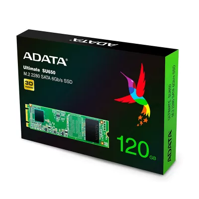 هارد‌ دیسک SSD اینترنال ای دیتا ظرفیت 120 گیگابایت مدل ADATA Ultimate SU650 M.2 120GB