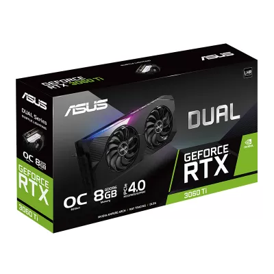 کارت گرافیک گیمینگ ایسوس مدل ASUS DUAL GeForce RTX 3060 Ti V2 OC 8GB