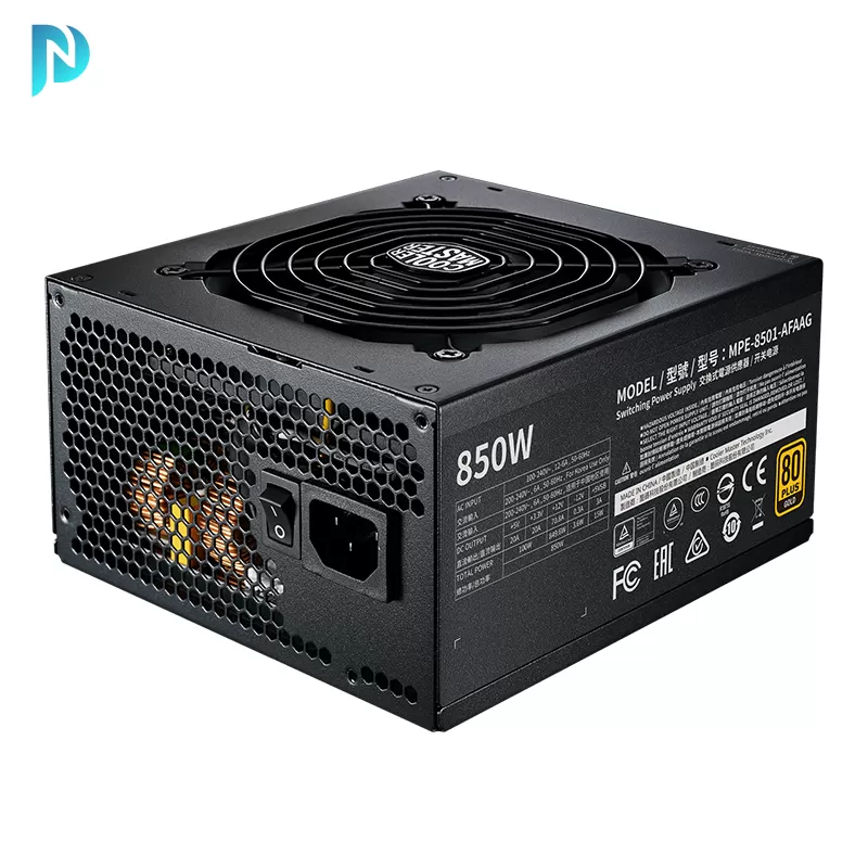 منبع تغذیه (پاور) ماژولار کولر مستر مدل Cooler Master MWE GOLD 850 V2 Power