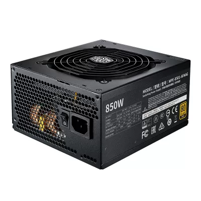 منبع تغذیه (پاور) ماژولار کولر مستر مدل Cooler Master MWE GOLD 850 V2 Power