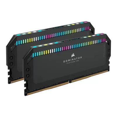 حافظه رم کامپیوتر 32 گیگابایت کورسیر CORSAIR DOMINATOR PLATINUM RGB 32GB DDR5 5200Mhz