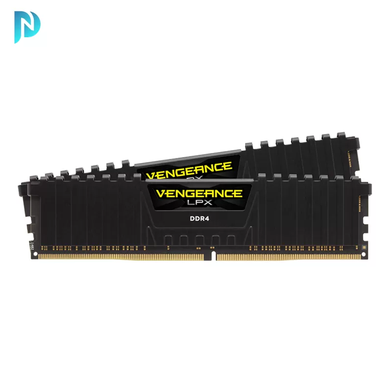 رم کامپیوتر 16 گیگابایت کورسیر مدل CORSAIR Vengeance LPX 16GB (2x8GB) DDR4 3200Mhz