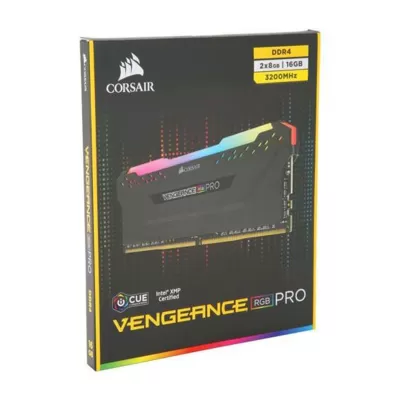 حافظه رم کامپیوتر دسکتاپ 16 گیگابایت کورسیر CORSAIR Vengeance RGB Pro 16GB DDR4 3200Mhz