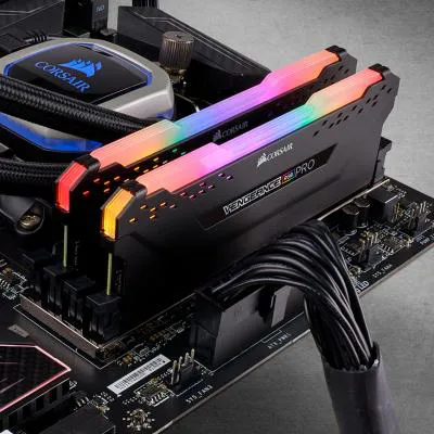 حافظه رم کامپیوتر دسکتاپ 32 گیگابایت کورسیر CORSAIR Vengeance RGB Pro 32GB DDR4 3600Mhz Dual CL-18