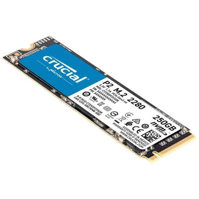 حافظه اینترنال SSD کروشیال ظرفیت 250 گیگابایت مدل Crucial P2 M.2 2280 250GB NVMe