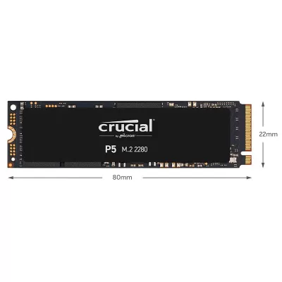 حافظه اینترنال SSD کروشیال ظرفیت 1 ترابایت مدل Crucial P5 M.2 2280 1TB PCIe NVMe