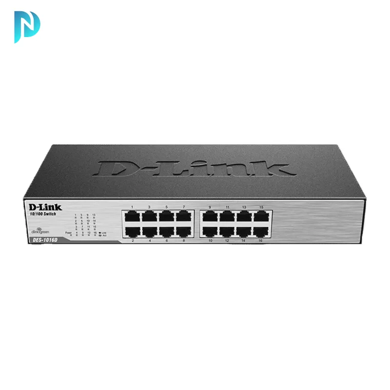 سوئیچ شبکه 16 پورت دی لینک مدل D-Link DES-1016D