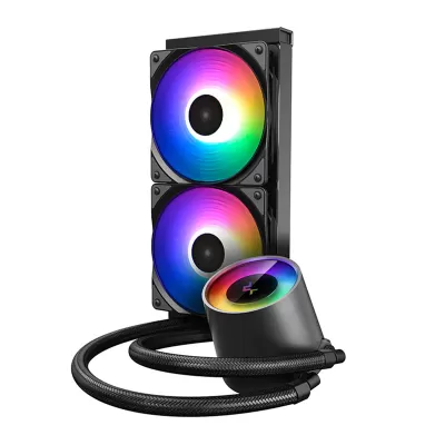 فن خنک کننده آبی پردازنده دیپ کول مدل DeepCool CASTLE 240RGB V2