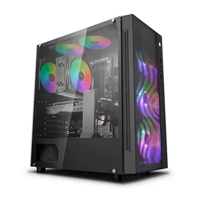 کیس کامپیوتر گیمینگ دیپ کول مدل DEEPCOOL MATREXX 55 MESH ADD-RGB 4F