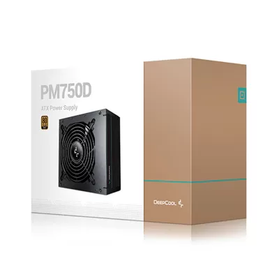 منبع تغذیه پاور کامپیوتر دیپ کول مدل DeepCool PM750D 750W Gold