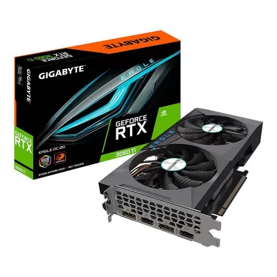 کارت گرافیک گیمینگ گیگابایت مدل Gigabyte Geforce RTX 3060 Ti Eagle 8G Rev 2.0 8GB