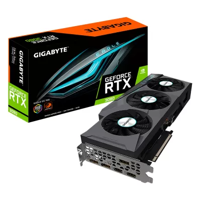 کارت گرافیک گیمینگ گیگابایت مدل GIGABYTE GeForce RTX 3080 EAGLE 10G Rev 1.0