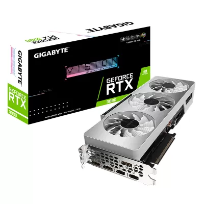 کارت گرافیک گیمینگ گیگابایت مدل GIGABYTE GeForce RTX 3080 VISION OC 10GB Rev 2.0