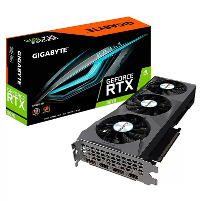 کارت گرافیک گیمینگ گیگابایت مدل GIGABYTE GeForce RTX 3070 EAGLE Rev 2.0 8GB