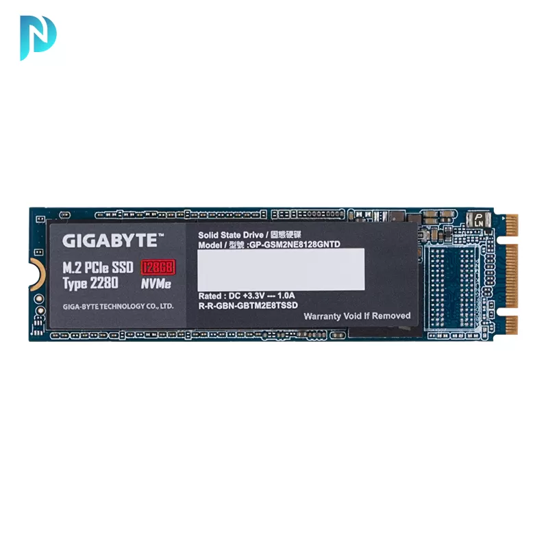 هارد‌ دیسک SSD اینترنال گیگابایت ظرفیت 128 گیگ مدل GIGABYTE M.2 2280 128GB NVMe