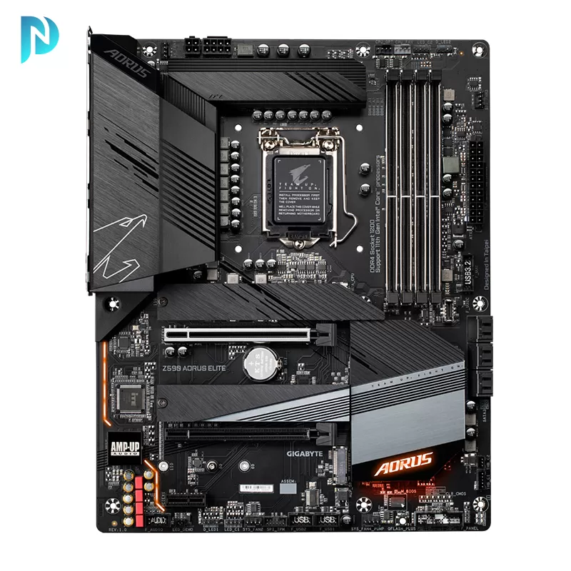 مادربرد گیمینگ گیگابایت مدل GIGABYTE Z590 AORUS ELITE Rev 1.0