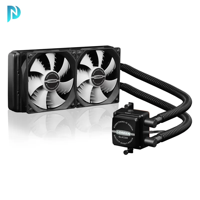 فن خنک کننده آبی پردازنده گرین مدل Green Glacier GLC240A CPU Liquid Fan