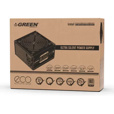 منبع تغذیه (پاور) گرین مدل Green GP450A-ECO 450w
