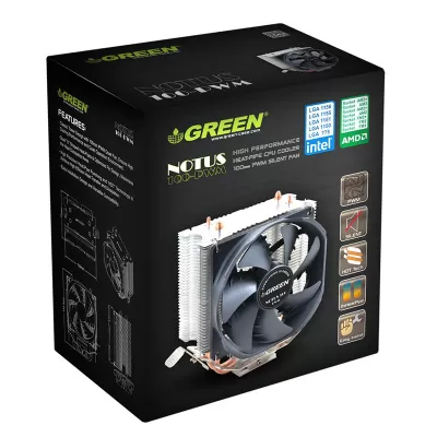 فن خنک کننده پردازنده گرین مدل Green NOTUS 100-PWM CPU Fan