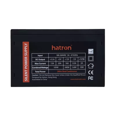منبع تغذیه پاور غیر ماژولار هترون مدل Hatron HPS280 280W
