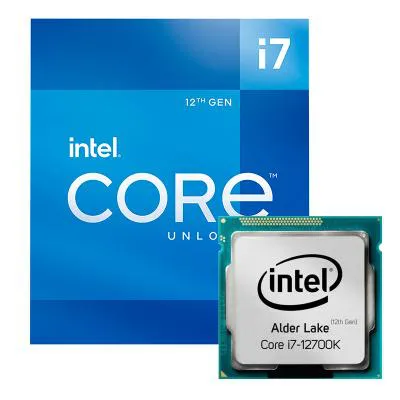 پردازنده اینتل سری Alder Lake با جعبه و فن مدل Intel Core i7-12700K CPU