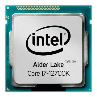 پردازنده اینتل سری Alder Lake با جعبه و فن مدل Intel Core i7-12700K CPU