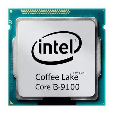 پردازنده اینتل سری Coffee Lake با جعبه و فن مدل Intel Core i3-9100 CPU