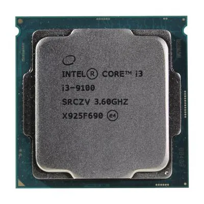 پردازنده اینتل سری Coffee Lake با جعبه و فن مدل Intel Core i3-9100 CPU