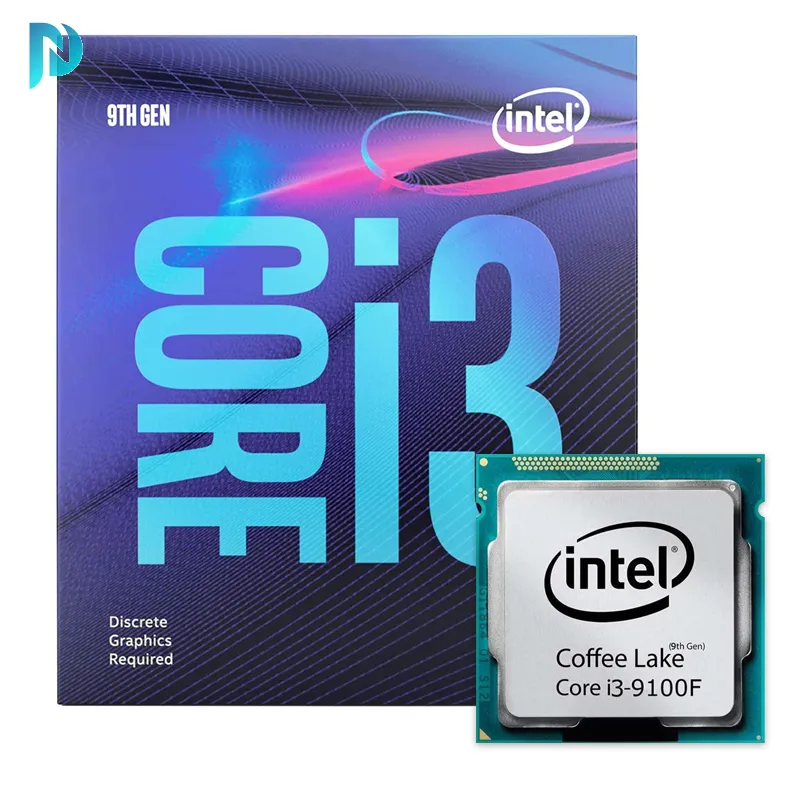 پردازنده اینتل سری Coffee Lake با جعبه و فن مدل Intel Core i3-9100F CPU