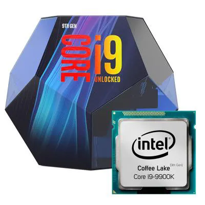 پردازنده اینتل سری Coffee Lake با جعبه و فن مدل Intel Core i9-9900K CPU