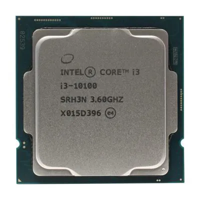 پردازنده اینتل سری Comet Lake با جعبه و فن مدل Intel Core i3-10100 CPU
