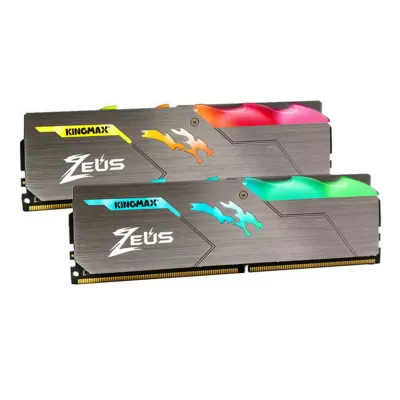 رم کامپیوتر کینگ مکس مدل Kingmax Zeus Dragon RGB 16GB DDR4 3600Mhz RAM