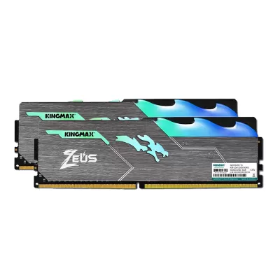 رم کامپیوتر کینگ مکس مدل Kingmax Zeus Dragon RGB 2 x 8GB DDR4 3200Mhz RAM