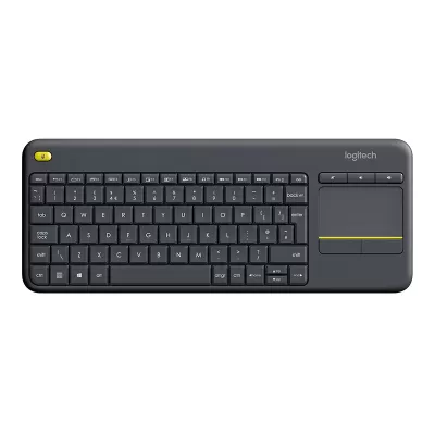 کیبورد تاچ پد دار بی سیم لاجیتک مدل Logitech K400 Plus