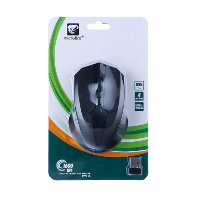 ماوس اپتیکال بی سیم میکروفایر مدل Microfire 4W015 Wireless Mouse