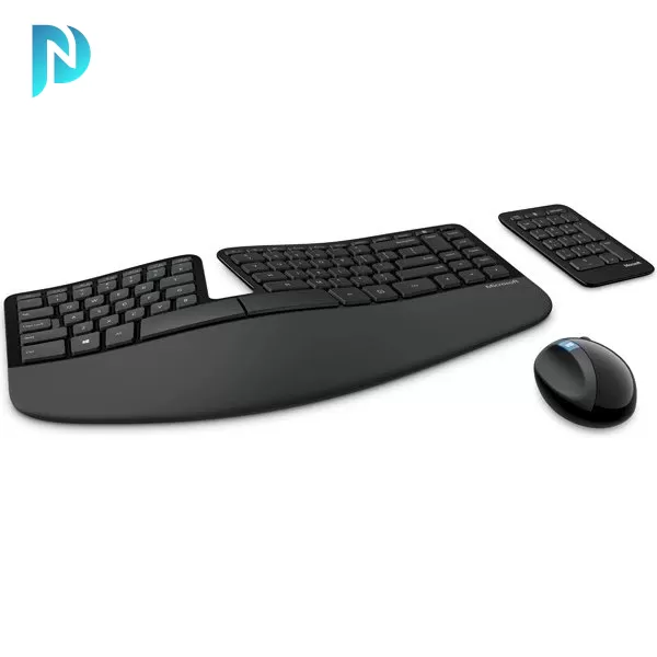 ماوس و کیبورد بی‌سیم ارگانومیک مایکروسافت مدل Sculpt Ergonomic Desktop