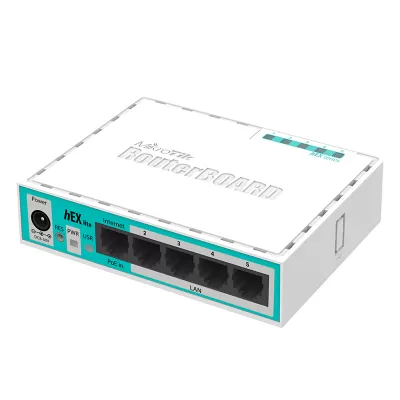 روتر میکروتیک مدل Mikrotik RB750r2 hEX lite