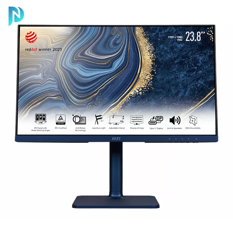 مانیتور 23.8 اینچ ام اس آی مدل MSI Modern MD241P Ultramarine