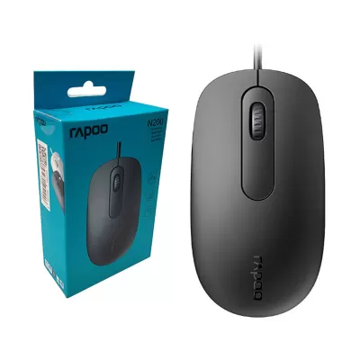 ماوس اپتیکال با سیم رپو مدل Rapoo N200 Mouse