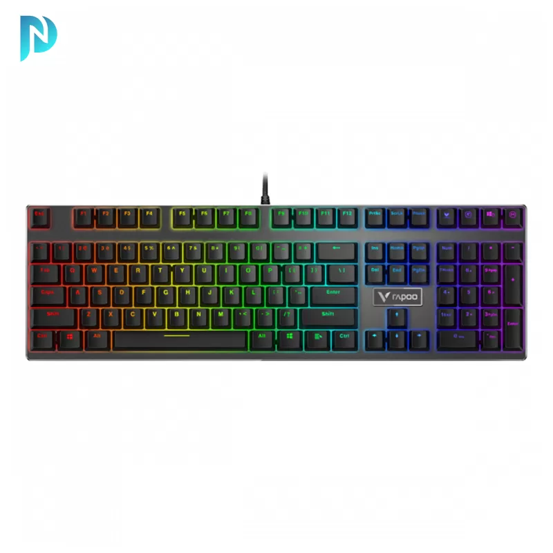 کیبورد گیمینگ مکانیکی با سیم رپو مدل Rapoo V700 RGB Gaming