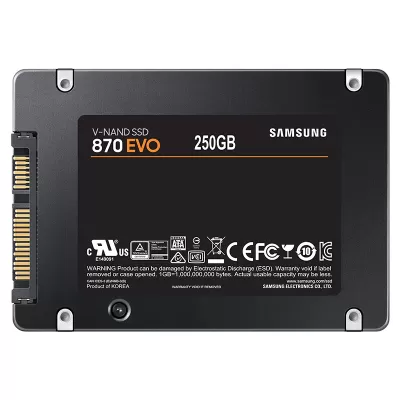 حافظه اینترنال SSD سامسونگ ظرفیت 250 گیگابایت مدل Samsung 870 EVO 250GB