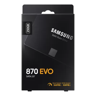 حافظه اینترنال SSD سامسونگ ظرفیت 250 گیگابایت مدل Samsung 870 EVO 250GB