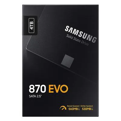 هارد‌ دیسک SSD اینترنال سامسونگ ظرفیت 4 ترابایت Samsung 870 EVO 4TB SSD