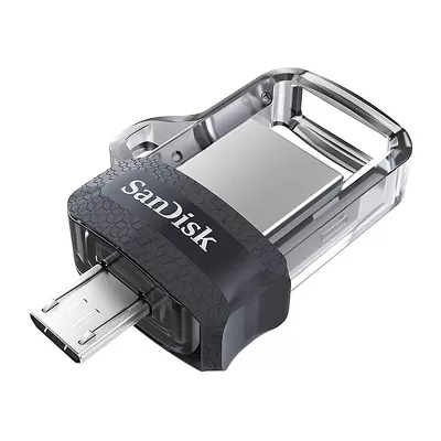 فلش مموری 128 گیگابایت سن دیسک مدل SANDISK ULTRA DUAL DRIVE 128GB M3.0 OTG 