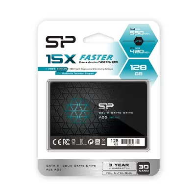 حافظه SSD اینترنال سیلیکون پاور ظرفیت 128 گیگابایت مدل Silicon Power Ace A55 128GB